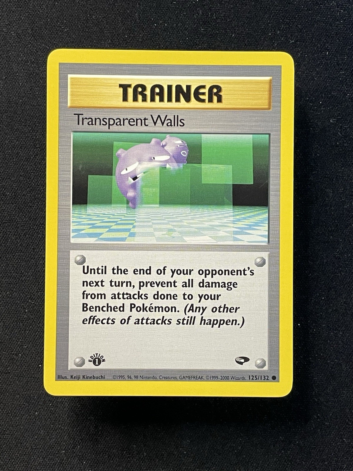 Pokemon: Gym Challenge 1st Edition Common: Transparent Walls 125/132