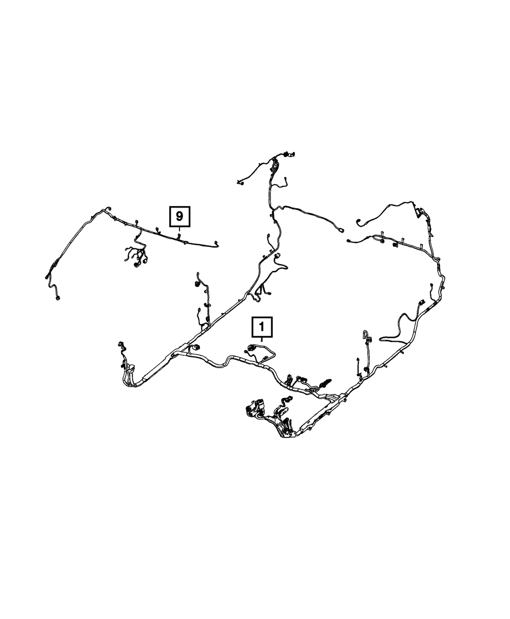 Genuine Mopar Body Wiring 68457753AA