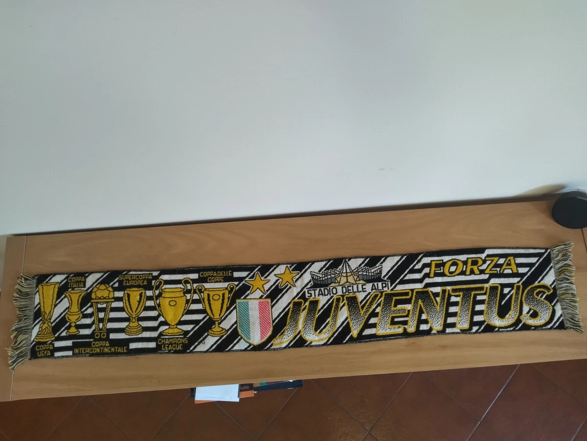 Écharpe Original Juventus Logo Jj Officiel 140cm Jacquard