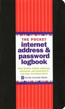 Pocket-Sized Internet Address & Password Logbook, Diary