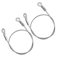 2 PCS Hood Stay Stop Control Cable Set Compatible with 2008-2017 Freightliner Ca