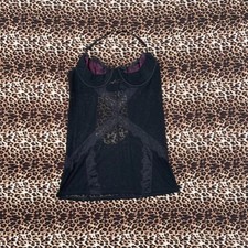 mesh babydoll halter slip