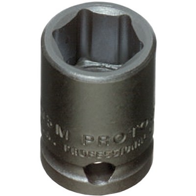 Proto J7217M 3/8in Drive 17mm 6-Point Impact Socket Black Oxide