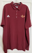 ADIDAS Climalite Maroon ULM WARHAWKS UNIVERSITY LA MONROE Golf Polo  3XL XXXL