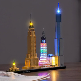 LED Lighting Compatible with Lego Architecture New York City Skyline 21028，Light