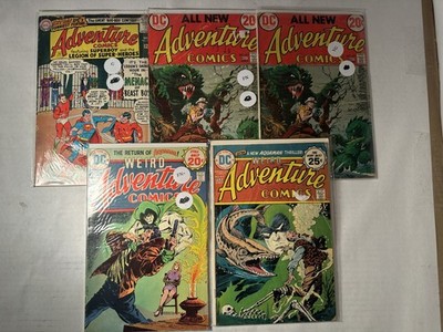 DC - ADVENTURE COMICS (1938-83) mixed lot Superboy Sandman
