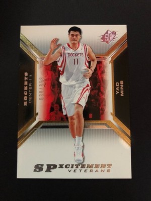 2005-06 SPx Spxcitement Veterans /999 Yao Ming #XCV13 HOF