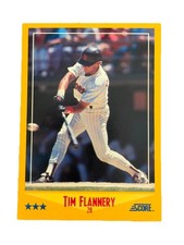 Excellent: Vintage 1988 SCORE Tim Flannery San Diego Padres Trading Card