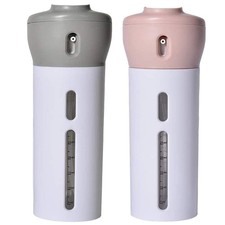 2 Pack 4 in 1 Travel Dispenser Lotion Shampoo Gel Travel Dispenser Bottle Sets