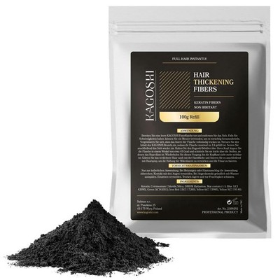 Refill 100g Hair Fibers Haarverdichtung Haarfüller Schütthaar Streuhaar zur H...