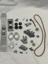 Vintage Leslie Organ Parts Lot Rotor Belt Cabinet Back Panel Screws Etc Hammond