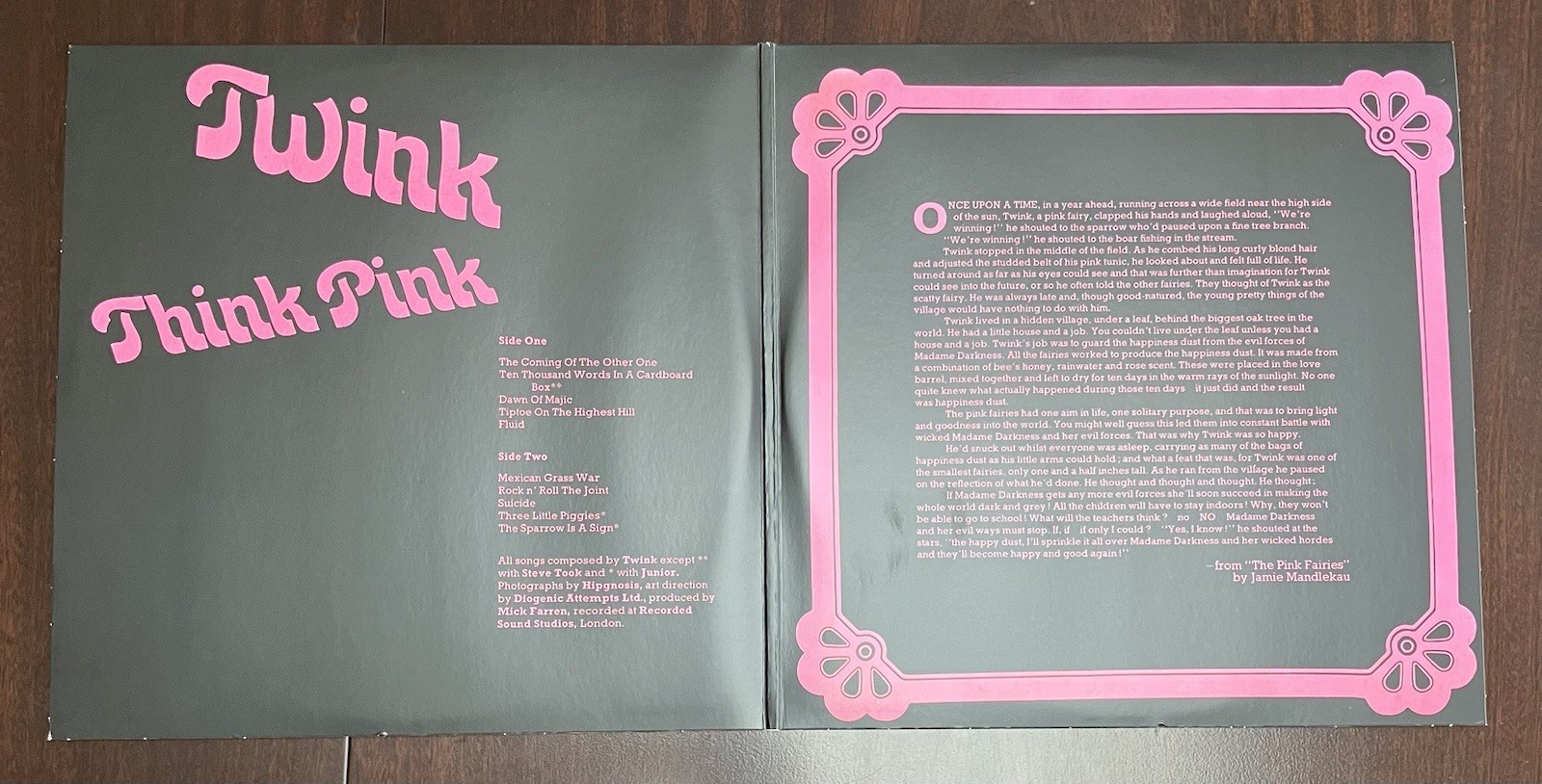 Twink Think Pink Sunbeam Records SBM2LP5104 DELUXE RSD SET 2019 2x12”