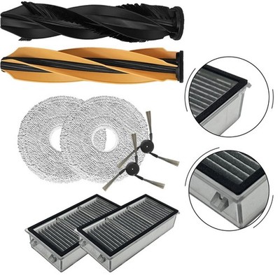 Für Mova Mobius 60 Saugroboter Teileset 2 Seitenbürsten 2 Filter 1 Hauptbürst