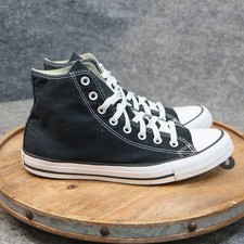 Converse Chuck Taylor All Star Hi Top Mens Size 9 US Black White Canvas Sneakers