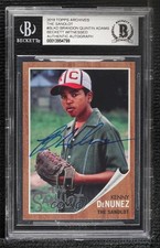 BAS 2018 Topps Archives The Sandlot Kenny DeNunez #SL-KD BGS Authentic Auto ow6