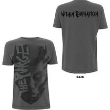 Image of Within Temptation Unisex T-Shirt Purge Jumbo (Back Print) Grey (XL)