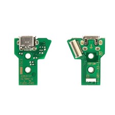 2Pack USB 12 Pin Socket Charger Port Board Parts For Sony PS4 Pro Controller F