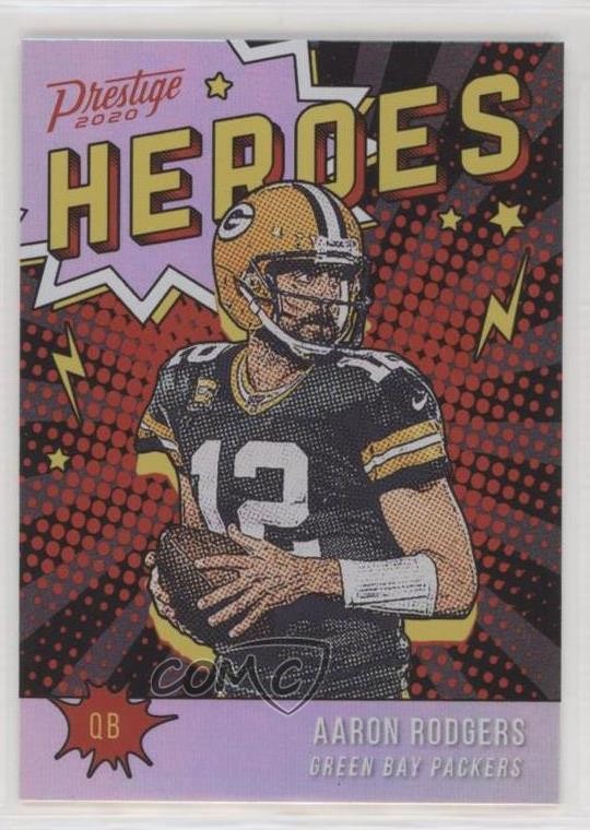 2020 Panini Prestige Heroes Aaron Rodgers #HE-AR ti6