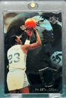 MICHAEL JORDAN RARE SHADOW REFRACTOR FOIL SPORTS CARD TAR HEELS BULLS MINT