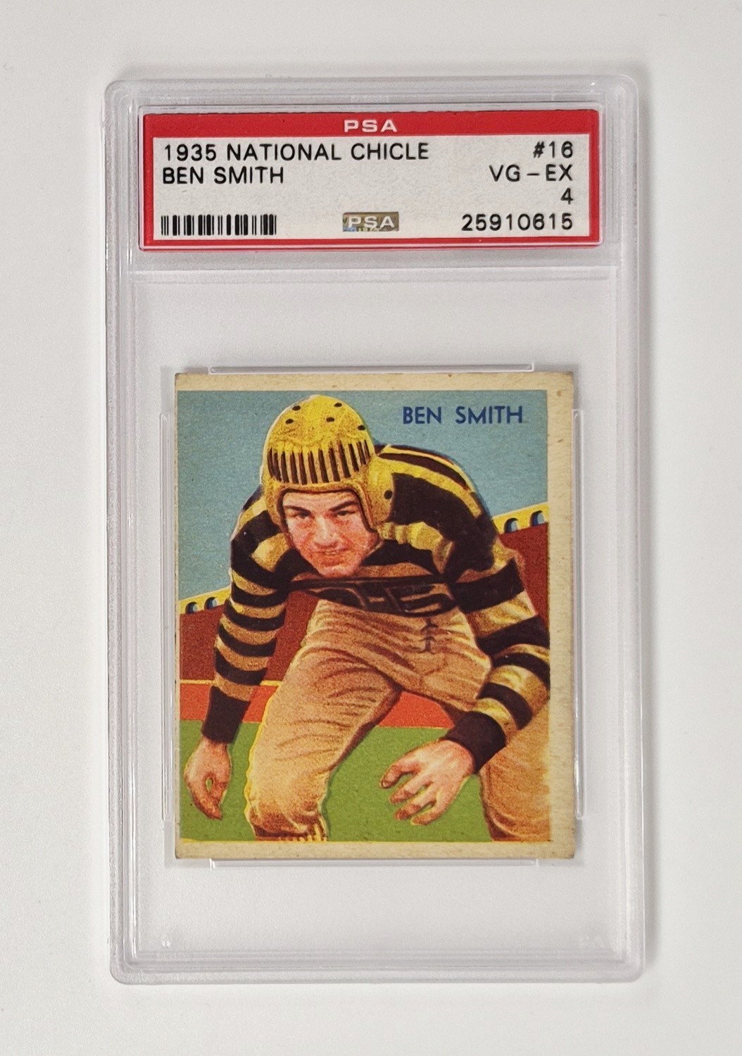 PSA GRADED 4 VG-EX RC 1935 National Chicle BEN SMITH #16 PITTSBURGH PIRATES RARE