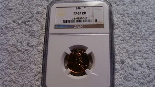 1959 Lincoln Cent Proof NGC PF-69RD