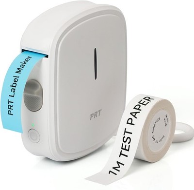 prt QUTIE Bluetooth Beschriftungsgerät Selbstklebend, Tragbarer Mini 