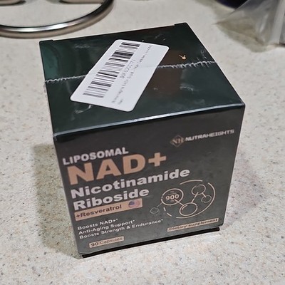 Nutraheights Liposomal NAD+ Nicotinamide Riboside + Resveratrol 90 Capsules