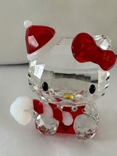 SWAROVSKI CRYSTAL HELLO KITTY SANTA FIGURINE 1142935
