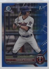 2022 Bowman Draft Chrome Blue Refractor 65/150 Tanner Schobel #BDC-28 06qf