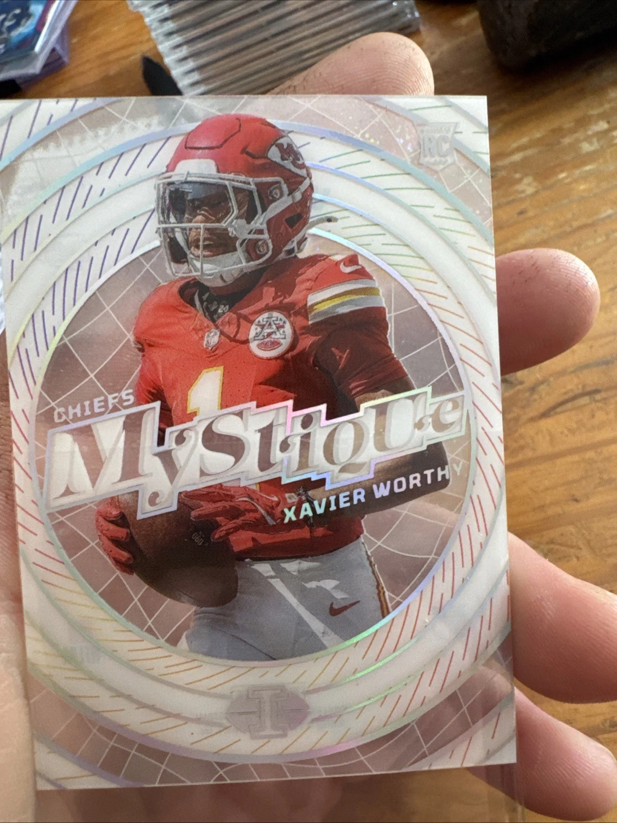 Xavier Worthy Panini Illusions Mystique #6 Stardust