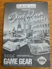 Out Run Europa Sega Game Gear- Authentic Instruction Booklet/Manual Only
