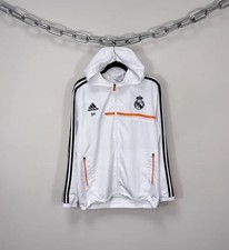 Adidas Real Madrid 2013/2014 Soccer Football Hooded Track Jacket L 