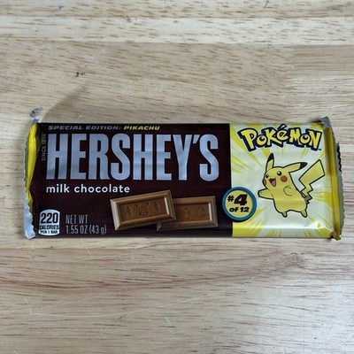 (Special Edition) Hershey s Chocolate Bar Pokemon - PIKACHU # 4/12 -Stored Cool