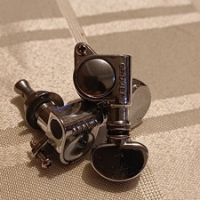 Grover Chrome Guitar Tuners Machine Heads (two)