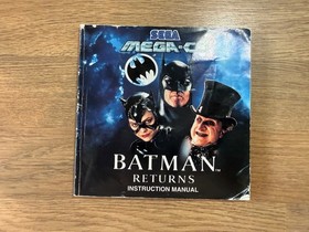 Batman Returns Sega Mega CD Game - complete 