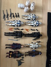 Star Wars Black Series 9 figure Lot w/ Access...