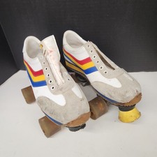 Vtg 70's Free Former Roller Skates Womens Sz 7.5,