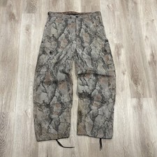 Vintage 90s Liberty Natural Gear Camo Cargo Hunting Pants 38x32 Adjustable Waist