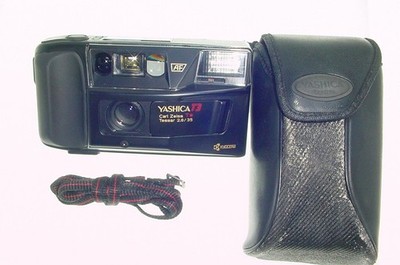 Yashica T3 analoge Kompaktkamera Carl Zeiss 35/2,8 T* Tessar Objektiv - wie neuwertig