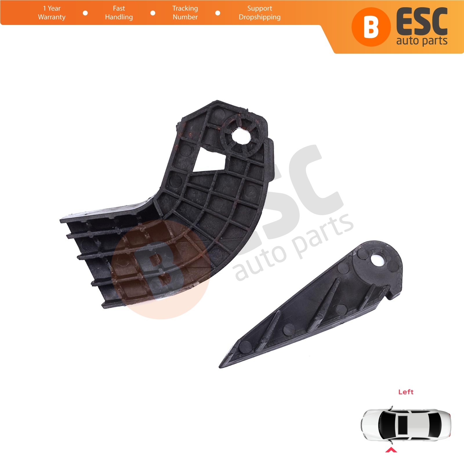 Headlight Holder Bracket Set Left for Ford Transit Tourneo Custom V362 2018-2024