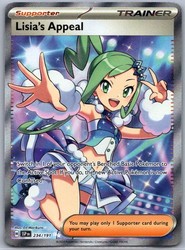 Lisia's Appeal 234/191 Surging Sparks Ultra Rare Full Art Trainer