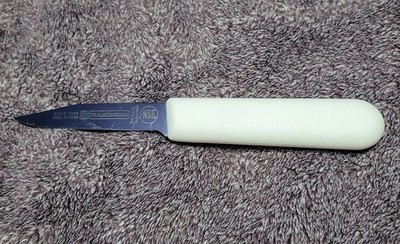 Tramontina NSF Knife Stain Free High Carbon White Handle Brazil 3.5''