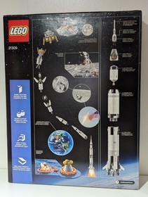 LEGO 21309 NASA Apollo Saturn V Rocket Ideas Set 1969 pcs RETIRED SEALED