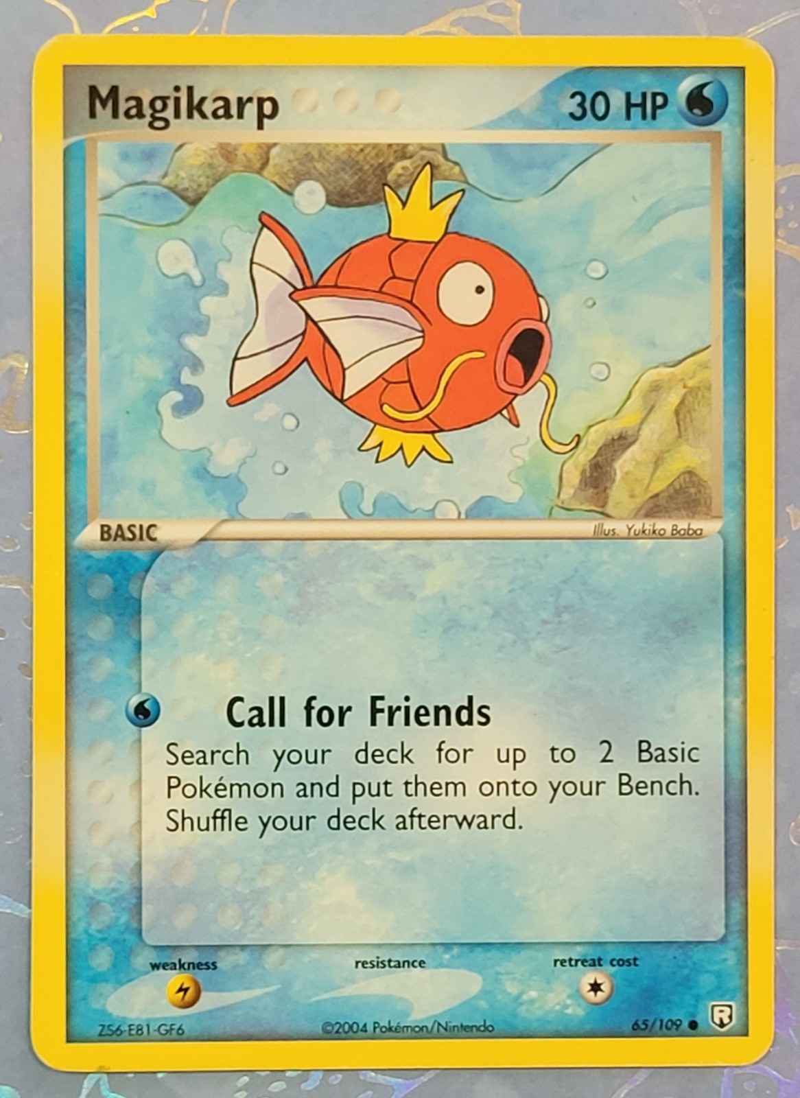 Magikarp 65/109 Team Rocket Returns Pokemon Card LP
