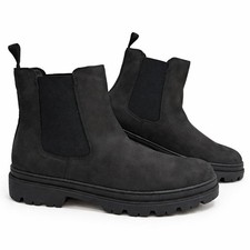 STIVALI UOMO Beatles Pelle Pu SCARPONCINI ANFIBI STIVALETTI