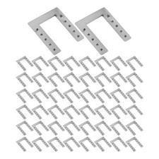 50X Solar Panel Cable Clamp Pv Grounding Gasket Washer Sheet Spacer Roof Ground
