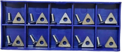 Negative Rake Carbide Brake Lathe Bit Replacement Cutting Tips|Durable Precision