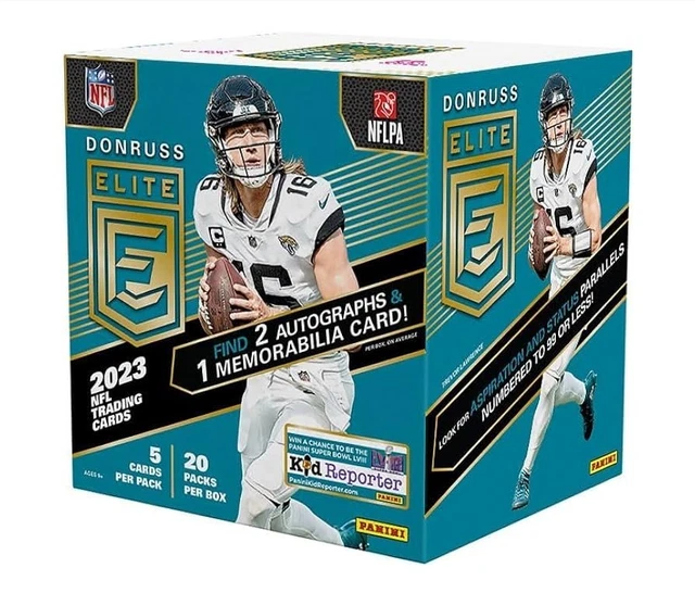 2023 Panini Donruss Elite Football NFL Factory Sealed Hobby Box (2 AUTO/1 MEM)