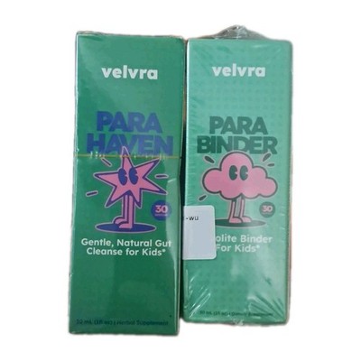 Velvra Para Haven Kids Intestinal Support + Zeolite Binder Exp 2028 -New Sealed
