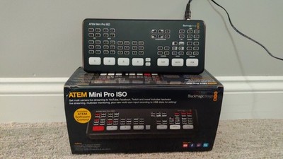 Blackmagic ATEM Mini Pro Iso HDMI Switch Video Interface used